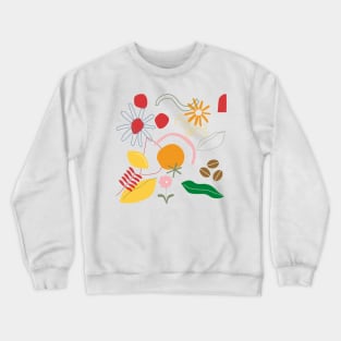 Minimalistic pattern print Crewneck Sweatshirt